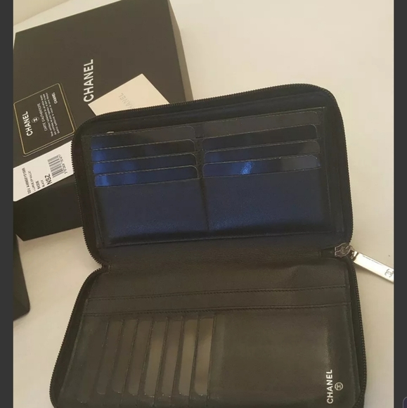 Chanel wallet oversized black caviar leather jumbo - Picture 4 of 8